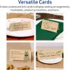 imageAvery Printable Rectangle Tent Cards Sure Feed Technology 25quot x 85quot Kraft Brown Carstock LaserInkjet 100 Total Great for Table Talkers Promotional Signs Instructional Signs and More100 cards