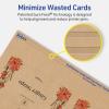imageAvery Printable Rectangle Tent Cards Sure Feed Technology 2quot x 35quot Kraft Brown Cardstock PrintToTheEdge LaserInkjet Printable 100 Total Great for Table Talkers Promotional Signs and More200 cards