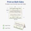 imageAvery Printable Rectangle Tent Cards with Sure Feed Technology 216quot x 4quot Matte Ivory Cardstock PrinttotheEdge LaserInkjet 200 Total Great for Table Talkers Promotional Signs and More40 cards