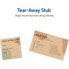 imageAvery Printable Rectangle Tickets 218quot x 512quot Kraft Brown Cardstock LaserInkjet Printable 400 Total400 cards