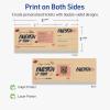imageAvery Printable Rectangle Tickets 218quot x 512quot Kraft Brown Cardstock LaserInkjet Printable 400 Total400 cards