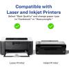 imageAvery Printable Square Business Cards Sure Feed Technology 25quot x 25quot Ivory Cardstock PrinttotheEdge LaserInkjet Cards 450 Total450 cards