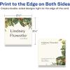imageAvery Printable Square Business Cards Sure Feed Technology 25quot x 25quot Ivory Cardstock PrinttotheEdge LaserInkjet Cards 450 Total90 cards
