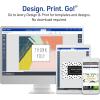 imageAvery Printable Tent Cards with Sure Feed Technology 212quot x 812quot Matte White with Embossed Border 100 Blank Place Cards for Laser and Inkjet Printers 5305Arched White