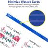 imageAvery Printable Tent Cards with Sure Feed Technology 212quot x 812quot Matte White with Embossed Border 100 Blank Place Cards for Laser and Inkjet Printers 5305Arched White