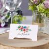 imageAvery Printable Tent Cards with Sure Feed Technology 212quot x 812quot Matte White with Embossed Border 100 Blank Place Cards for Laser and Inkjet Printers 5305Arched White