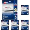 imageAvery Printable Tent Cards with Sure Feed Technology 212quot x 812quot Matte White with Embossed Border 100 Blank Place Cards for Laser and Inkjet Printers 5305Arched White