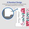 imageAvery Printable Tent Cards with Sure Feed Technology 212quot x 812quot Matte White with Embossed Border 100 Blank Place Cards for Laser and Inkjet Printers 5305Arched White