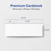 imageAvery Printable Tickets 275quot x 85quot LaserInkjet 100 Total Great for Raffle Tickets 16430White