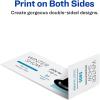 imageAvery Printable Tickets with TearAway Stubs 175quot x 55quot Matte White 500 Blank Tickets for Laser and Inkjet Printers 16795Pack of 5