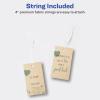imageAvery Tags with Metallic Gold Borders and Strings 2quot x 35quot 40 Total LaserInkjet Printable Tags 3326Kraft Brown