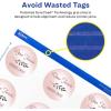 imageAvery Tags with Metallic Gold Borders and Strings 2quot x 35quot 40 Total LaserInkjet Printable Tags 3326Matte White