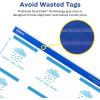 imageAvery Tags with Metallic Gold Borders and Strings 2quot x 35quot 40 Total LaserInkjet Printable Tags 3326Matte White