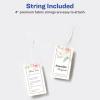 imageAvery Tags with Metallic Gold Borders and Strings 2quot x 35quot 40 Total LaserInkjet Printable Tags 3326Matte White