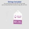 imageAvery Tags with Metallic Gold Borders and Strings 2quot x 35quot 40 Total LaserInkjet Printable Tags 3326White