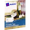 imageAvery Tags with Metallic Gold Borders and Strings 2quot x 35quot 40 Total LaserInkjet Printable Tags 3326White