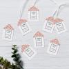 imageAvery Tags with Metallic Gold Borders and Strings 2quot x 35quot 40 Total LaserInkjet Printable Tags 3326White