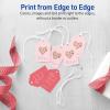 imageAvery Tags with Metallic Gold Borders and Strings 2quot x 35quot 40 Total LaserInkjet Printable Tags 3326White
