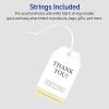 imageAvery Tags with Metallic Gold Borders and Strings 2quot x 35quot 40 Total LaserInkjet Printable Tags 3326White