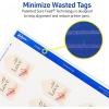 imageAvery Tags with Metallic Gold Borders and Strings 2quot x 35quot 40 Total LaserInkjet Printable Tags 3326White