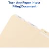 imageAvery Ultra Tabs File Tabs 3quot x 15quot 2Side Writable White SelfAdhesive 24 Per Pack 48 Total 2Pack of 74776