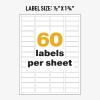 imageAvery UltraDuty GHS Chemical Labels for Laser Printers Waterproof UV Resistant 05 x 175 Pack of 1500 6051812 x 134