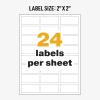 imageAvery UltraDuty GHS Chemical Labels for Laser Printers Waterproof UV Resistant 1 x 25 Pack of 600 60517Pack of 5