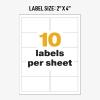 imageAvery UltraDuty GHS Chemical Labels for Laser Printers Waterproof UV Resistant 2 x 4 500 Pack 605055 Packs