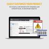 imageAvery UltraDuty GHS Chemical Labels for Laser Printers Waterproof UV Resistant 35 x 5 200 Pack 60503