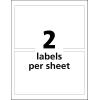 imageAvery UltraDuty GHS Chemical Labels for Pigment Inkjet Printers Waterproof UV Resistant 48 x 78 60522434 x 734 Pack of 5