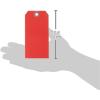 imageAvery Unstrung Shipping Tags 115 pt Stock 434quot x 238quot 1000 Red Hang Tags 12345