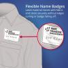 imageAvery White Adhesive Oval Name Badges 2 x 314 Pack of 160 5326