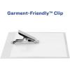 imageClipStyle Name Badge Holder with LaserInkjet Insert Top Load 4 x 3 White 100Box200 name tags