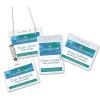 imageSecure Top HeavyDuty Badge Holders Horizontal 4w x 3h Clear 25Pack