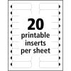 imageThe Mighty Badge by Avery 1quot x 3quot Gold Name Tags 10 ID Badges 80 Inserts for Laser Printers 7120410 badges Pack of 5