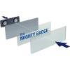 imageThe Mighty Badge by Avery 1quot x 3quot Magnetic Name Tags 50 Silver Name Badges 120 Customizable Inserts 7120850 Badges Pack of 5