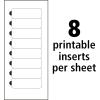 imageThe Mighty Badge by Avery 1quot x 3quot Silver Name Tags 4 ID Badges 32 Inserts for Inkjet Printers 712014 Badges
