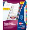 imageAvery AZ Dividers for 3 Ring Binders 26 Tabs per Set Customizable Table of Contents Multicolor Tabs Great for Organizing Reports Projects and More 12 Sets of 11125Contemporary