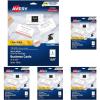 imageAvery Clean Edge Printable Business Cards with Sure Feed Technology 2quot x 35quot White 160 Blank Cards for Inkjet Printers 8869160 Cards Pack of 5