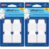 imageAvery Mini Ultra Tabs 1quot x 15quot 2Side Writable White 40 Repositionable Tabs 747881 x 15 Pack of 2
