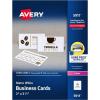 imageAvery Printable Business Cards with Sure Feed Technology 2quot x 35quot White 250 Blank Cards for Laser Printers 053710