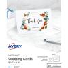 imageAvery Printable Greeting Cards HalfFold 55quot x 85quot Matte White 20 Blank Cards with Envelopes 3265One Size