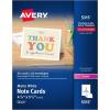 imageAvery Printable Note Cards with Envelopes 425quot x 55quot White 60 Blank Note Cards for Laser Printers 05315414 x 512 Inches