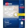 imageAvery Printable Tickets with TearAway Stubs 175quot x 55quot Matte White 500 Blank Tickets for Laser and Inkjet Printers 167950