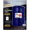 imageAvery UltraDuty GHS Chemical Labels for Laser Printers Waterproof UV Resistant 85 x 11 50 Pack 605011