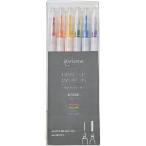 imageAvery MarksALot Permanent Markers Ultra Fine Tip Water and Wear Resistant 3 Black Markers 09230Rainbow