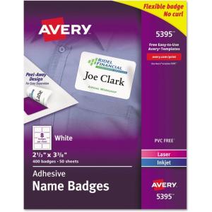 imageAvery Premium Personalized Name Tags Print or Write 213quot x 338quot 480 Adhesive Tags 44395