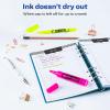 imageAVERY HiLiter DeskPenStyle Combo Pack Smear Safe Ink Chisel Tip 24 Assorted Color Highlighters 29862