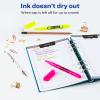 imageAVERY HiLiter DeskPenStyle Combo Pack Smear Safe Ink Chisel Tip 24 Assorted Color Highlighters 29862