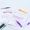 imageAVERY HiLiter DeskStyle Highlighters Smear Safe Ink Chisel Tip 12 Fluorescent Purple Highlighters 2406012 Count Pack of 1